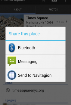 Send to Navigation - android_phone